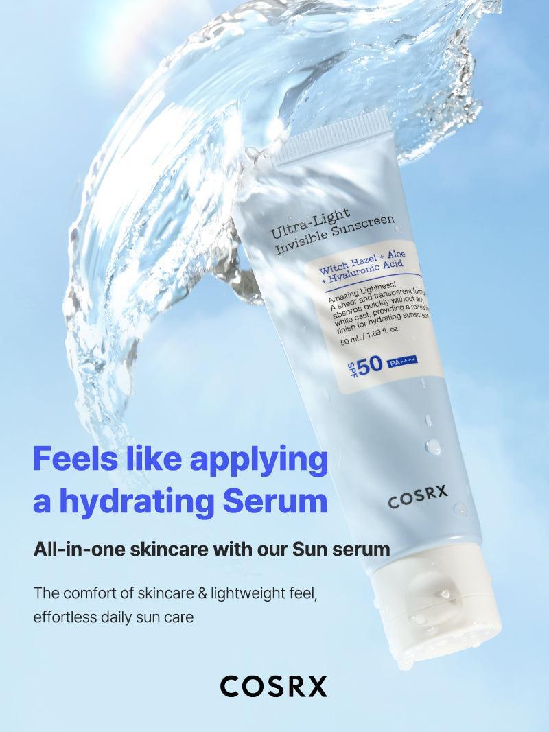COSRX Ultra-Light Invisible Sunscreen SPF50 PA++++ 3