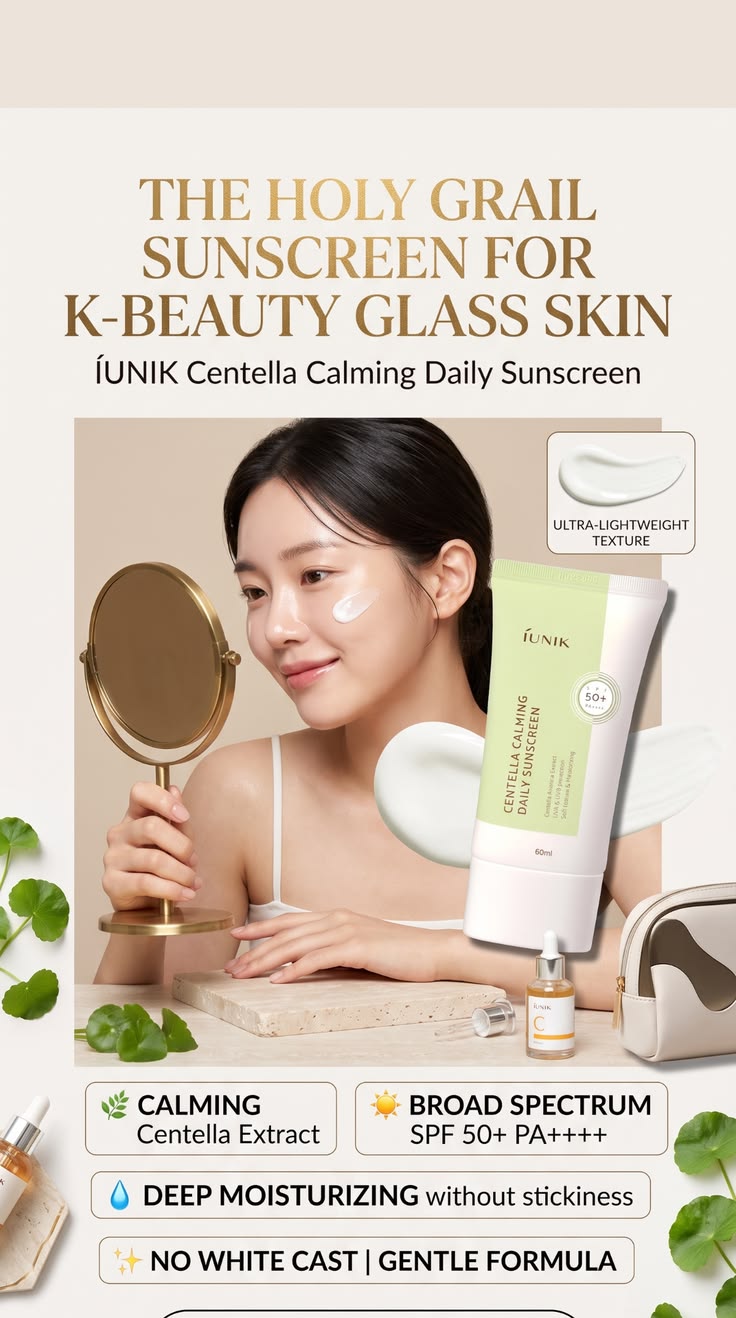 iUNIK Centella Calming Daily Sunscreen SPF 50+ PA++++